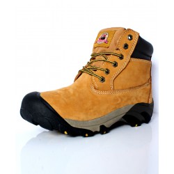 Brown Stitched Design Casual Boots DR-315